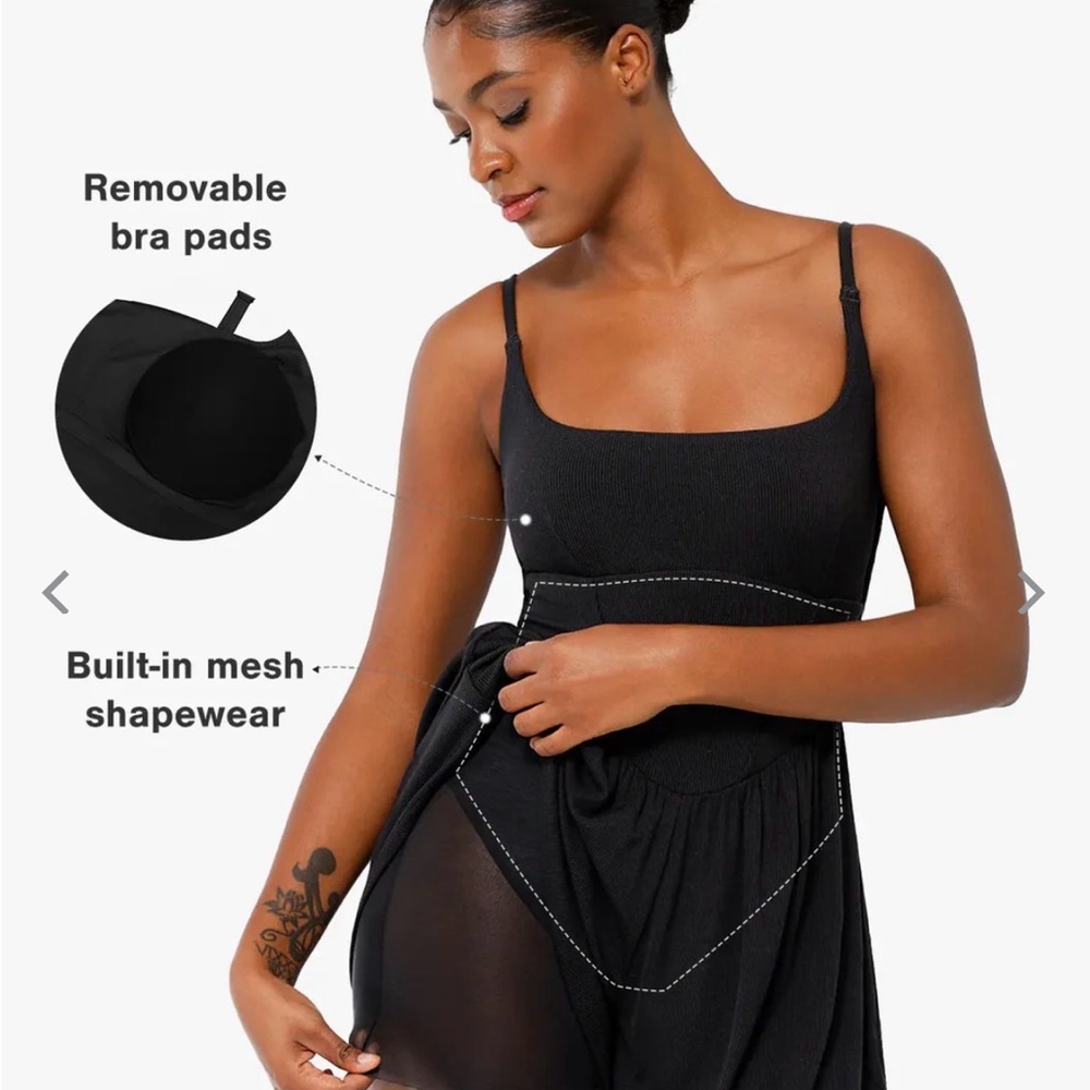 Popilush Black Sculpting Romper NWT Built-In Shapewear Tummy Control Size S